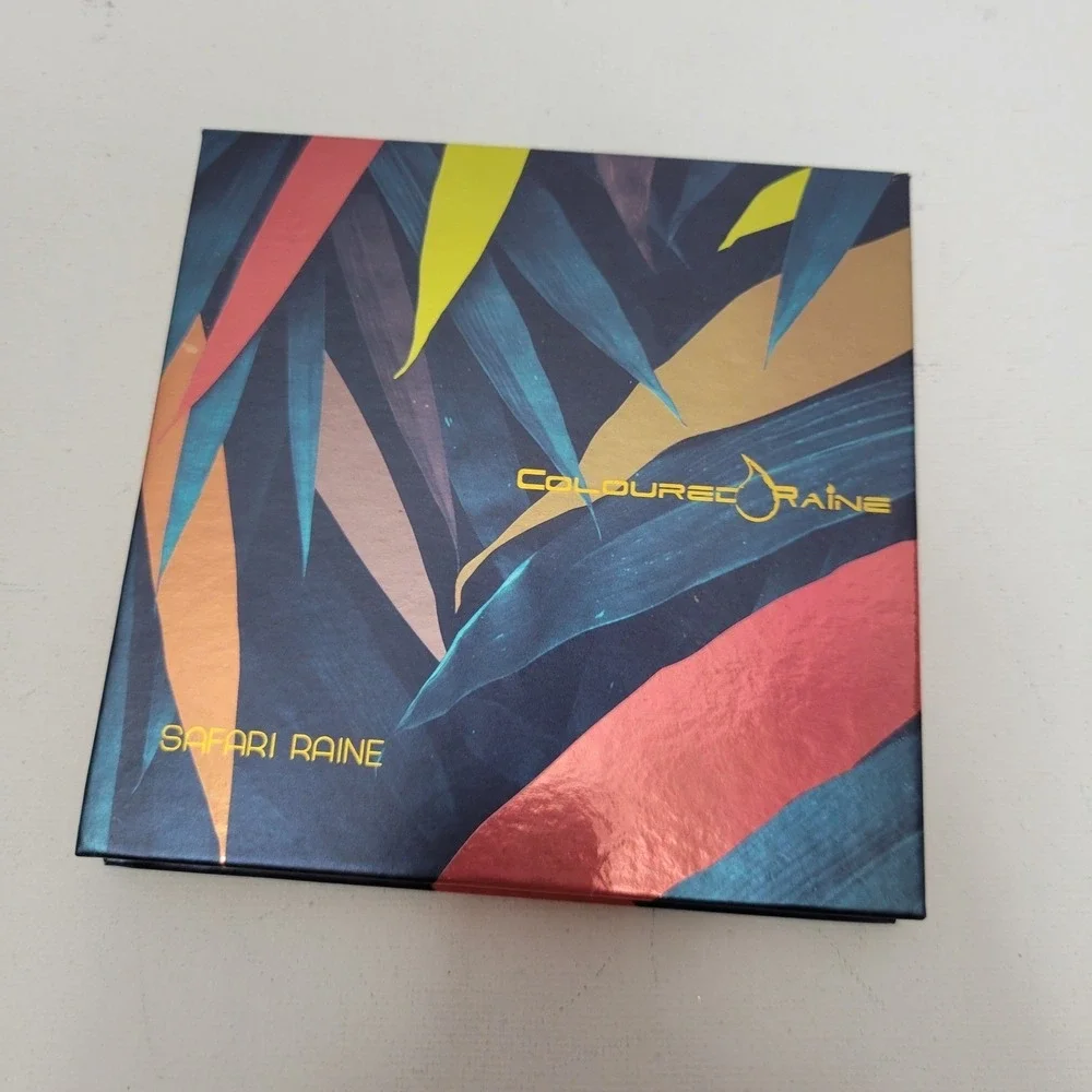 NEW Coloured Raine Safari Raine Eyeshadow Palette 9 Colors Mirror Greens‎ Blues